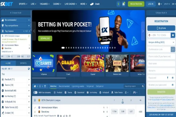1xBet Kenya Casino